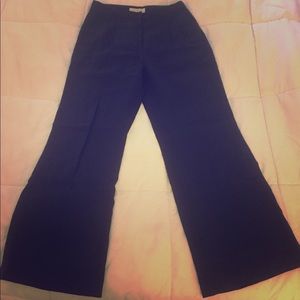 Michael Kors Navy Blue Linen Slacks